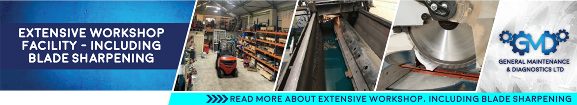 Extensive Workshop Facility Including Blade Sharpening